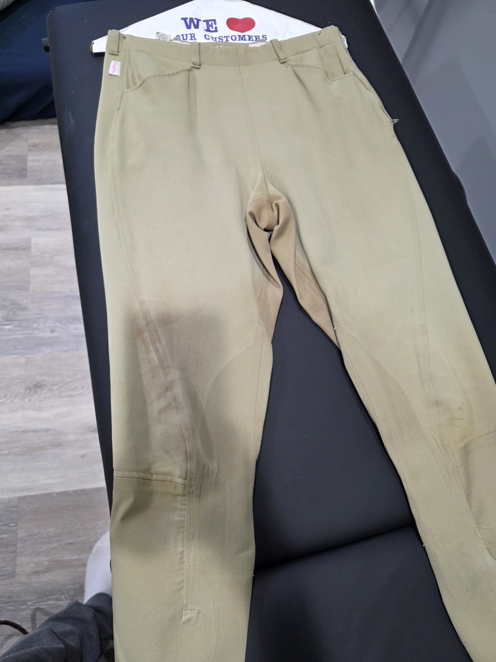 Tailored Sportdman Stretch Riding Pants in Olive Tan